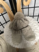 Wełniana czapka i rękawiczki, 12-18 miesięcy, bdb