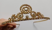 Tiara diadem korona złota, lata 90-te XX w.