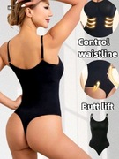 Damskie Body Modelujące – Czarne, Rozmiar XL (44)