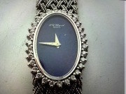 Zegarek Chopard z brylantami białe złoto próba 750