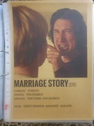 Plakat Marriage Story Historia małżeńska A3 30x42 Idealny na Prezent