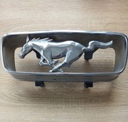 Emblemat Ford Mustang w ramce -chrom