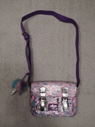 Kolorowa srebrna dziecięca torebka Smiggle w magiczne cekiny lody