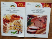 Ciasta z kremem i owocami, Dania i przysmaki z wieprzowiny 2 szt.