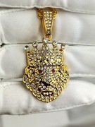 NOWY Naszyjnik wisiorek lew lion swagg drill trap ice streetwear 