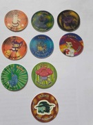 Oryginalne ŻETONY POKEMON TAZO, DUO TAZO, TAZO 2