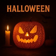 Mini lampion 3D „Jack o’Lantern” – świecąca dynia na Halloween 