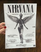 Plakat A4 poster nirvana muzyka music kodak 