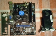 MSI H81-M-E33+I5-4460+16GB RAM DDR3+bonusy GeForce GT 420+Intel G 3220