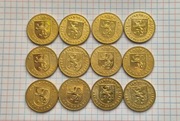 12 monet - 2 złote - Województwo Pomorskie - bezobiegowe