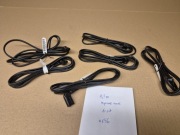 Kabel zasilający czarny, P+N, 10/16A,250V, 1,5m , ósemka kątowa