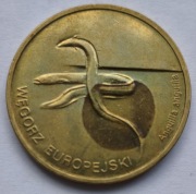 Moneta 2 zł 2003 r. Węgorz europejski