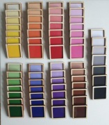 paleta barw w pudełku, montessori