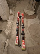 Narty Atomic Race SL 149 UŻYWANE  BCM + kijki + pokrowiec 