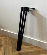 Czarne Nogi metalowe! Stelaż! Stolik kawowy! 45 cm