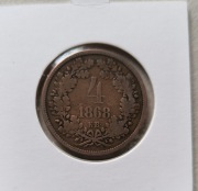 4 krajczar 1868 węgry