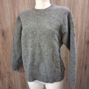Sweter welna 100% szary L
