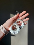 Zawieszki ozdoby choinkowe makrama na choinkę handmade