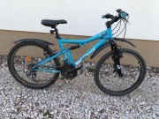 Rower górski młodzieżowy B'Twin Rockrider 6.0 Koła 24" amortyzowany