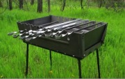 przenośny grill na 8 szaszłyków Mangal