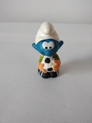 NOWA FIGURKA SCHLEICH SMERF Piłkarz Piłka PREZENT ZABAWKA Bramkarz