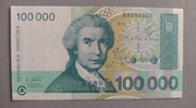 6-2.  Chorwacja 100 000 dinarów 1993