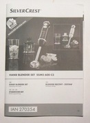 BLENDER SILVERCREST - INSTRUKCJA OBSŁUGI