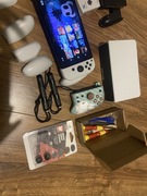 Nintendo Switch Oled przerobiony + akcesoria
