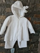 Płaszczyk z spodniami wizytowy polar rozmiar 80