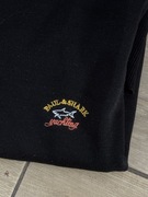 Sweter męski Paul & Shark – 100% Wełna Merino | 6XL | Czarny