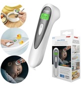 Termometr bezdotykowy medyczny REER color soft temperature biało szary