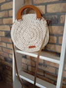 Torebka w stylu Boho z bawełnianego sznurka 