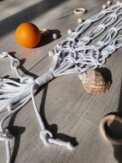 Kwietnik wiszący # 10, h 110, wewn/zewn. Makrama.