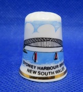 Naparstek Kolekcjonerski Porcelanowy Sydney Harbour Bridge