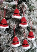 Unikatowe Dzwonki Mikołaja - Handmade zestaw 6 szt.