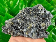 Niesamowity sfaleryt z chalkopirytem i kwarcem