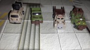Vintage GALOOB MICRO MACHINES - 4 modele military vehicles