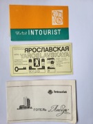 ZSRR INTURIST GOSBANK – dokum PRL Moskwa Kijów Brześć USSR Cold War komplet
