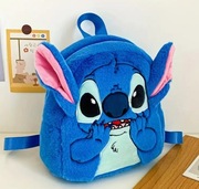 Pluszowy plecak Stitch – różowy/niebieski, plecak dla dzieci i fanów Disney