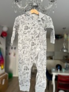 Kombinezon newbie szary 86 cm