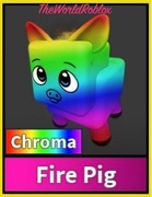 Roblox Murder Mystery 2 Fire Pig Chroma