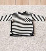 Bluzka H&M 68–74 cm paski unisex 6–9 mies.