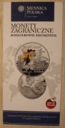 FOLDER DO MONET 1 $ NIUE  Bolek i Lolek, Miś Uszatek i Wilk i Zając UNIKAT 
