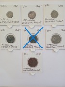 1,5,10,20 fenigów 1917-1918 Królestwo Polskie  Lot 6 szt.