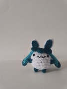 Pokemon glaceon eevee breloczek amigurumi 