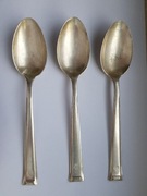 Łyżki Niemieckie Adler Posrebrzane Oryginał