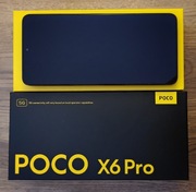 Smartfon Poco X6 pro czarny używany zadbany z pudełkiem