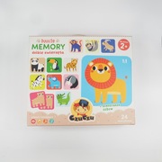 gra edukacyjna duże duuuże memory dzikie zwierzęta Czu Czu dla 2 lata plus