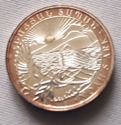 100 dram Arka Noego 2015r rzadki rocznik Srebro Piękny menniczy stan