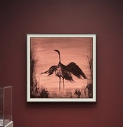 Print obrazu "Jak skrzydła prawdziwej przyjaźni o zachodzie słońca" z cert.